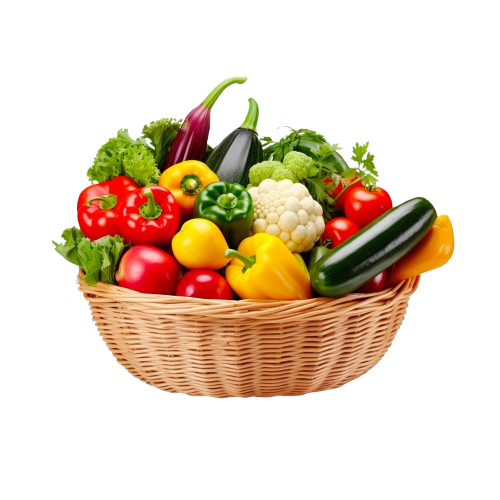 Fresh fruits and vegetables
